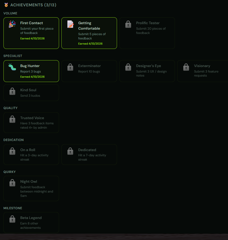 Storycosm Author v3.40.0 — Lobby with gamification panel